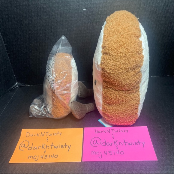 BNWT SET OF 2 JELLYCAT TOAST LARGE AND SMALL PLUSH - Picture 5 of 10
